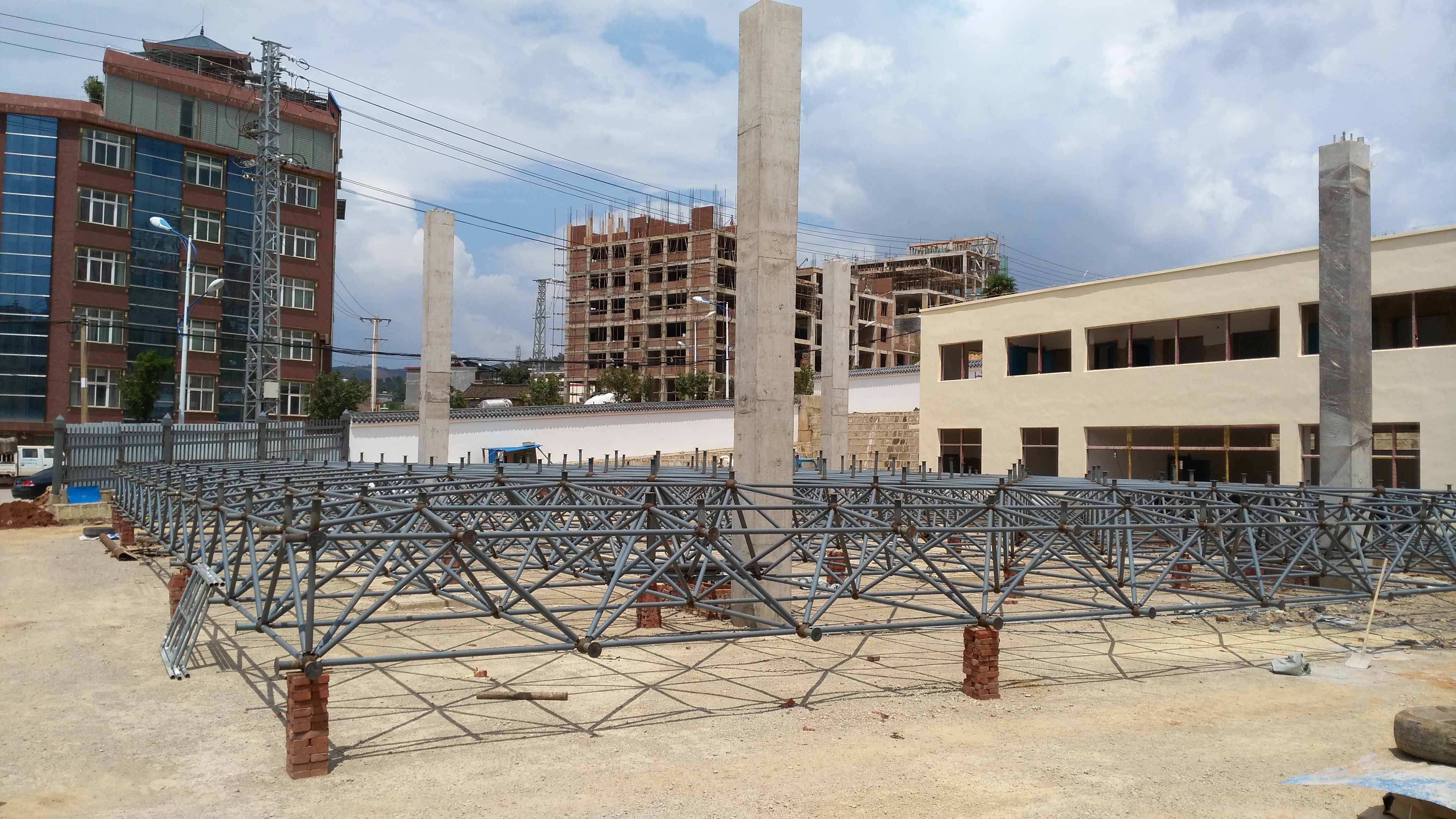 眉山小型加油站网架